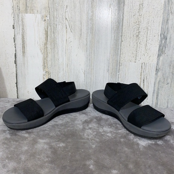 *0816 Clarks Cloudstepper Cushioned Insole Sandals - Picture 3 of 9